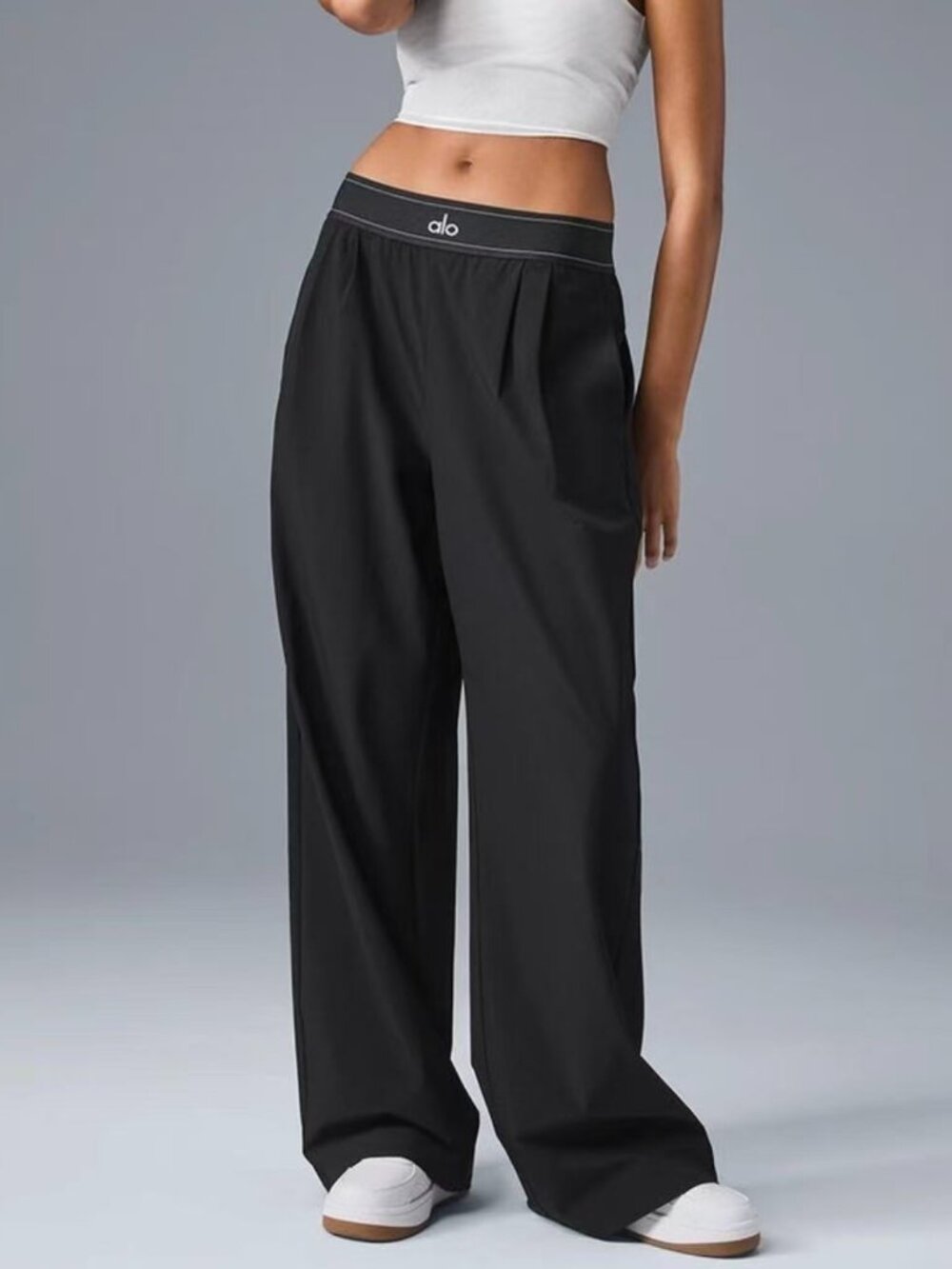 💗NWT Alo Yoga (Regular) Women's Suit Up Trouser Black💟Office/Leisure/Sports - Picture 2 of 8